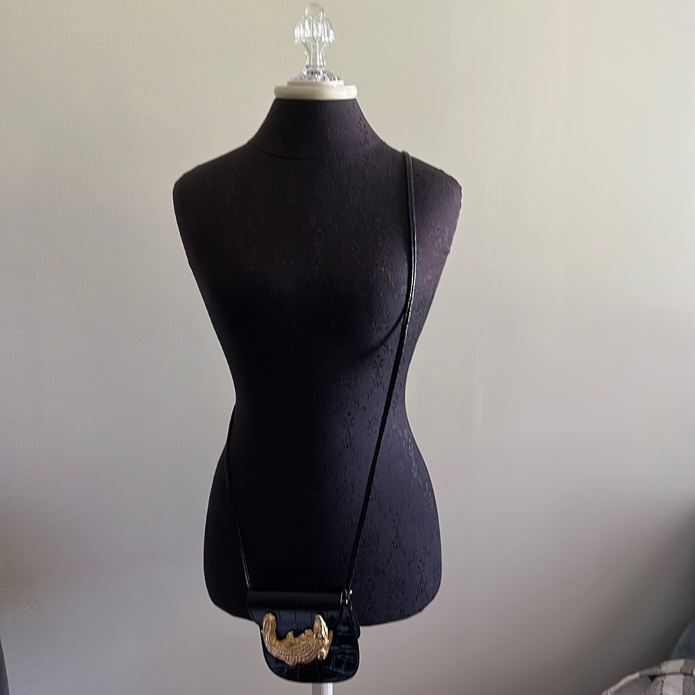 RARE Vintage Glen Miller for Ann Turk bag crocodile black